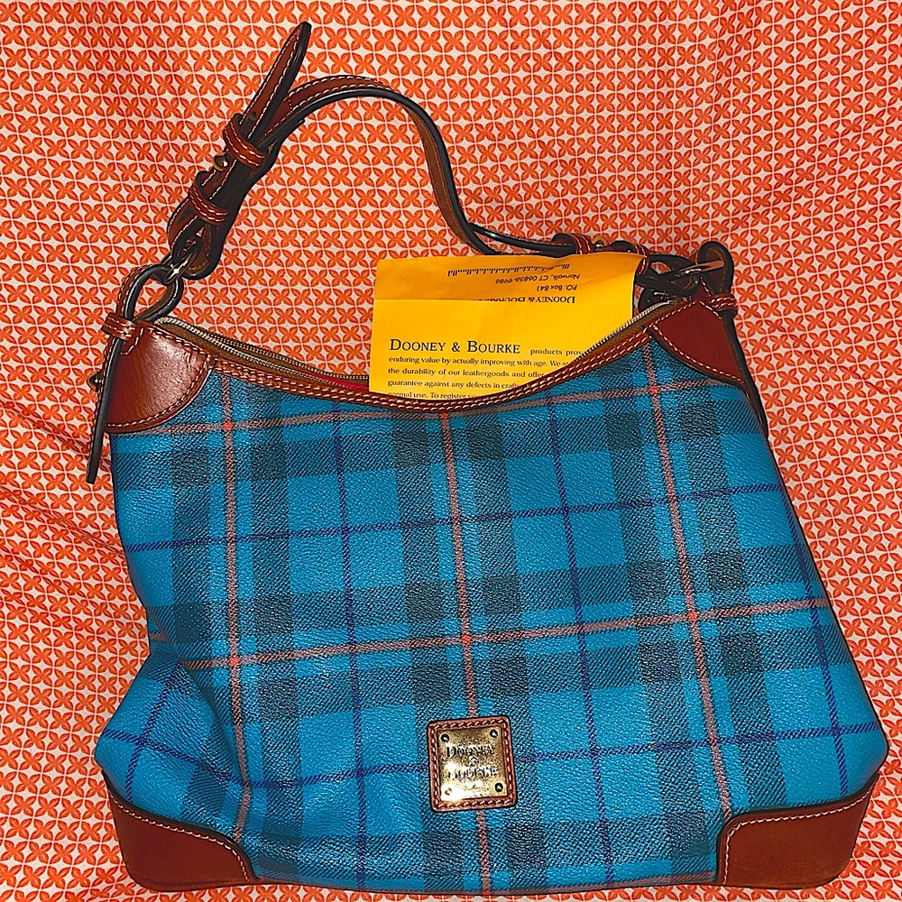 Plaid Dooney & Burke purse